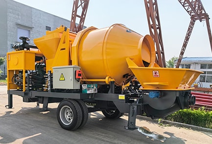 Diesel Concrete Mixer with Pump Successfully Enters the South American Market