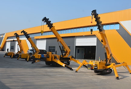 Lightweight Small Spider Crane Launched, Filling The Gap In Light-Load Lifting Scenarios